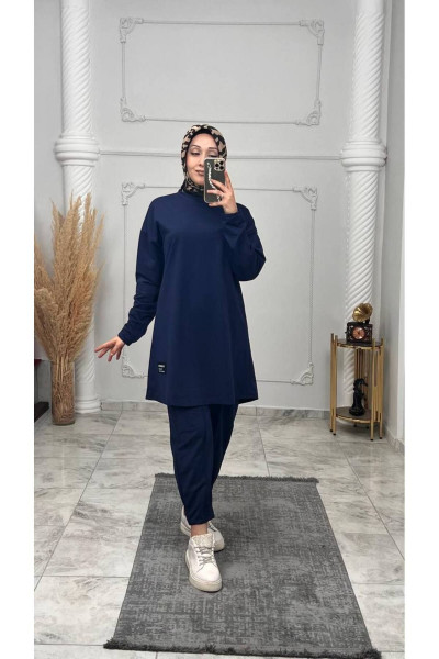 Tesettür 2li takım - Lacivert Tesettür 2li takım - Lacivert