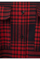 Kareli Kırmızı Gömlek Oversize / Geniş Kesim 1210993-80116 Kareli Kırmızı Gömlek Oversize / Geniş Kesim 1210993-80116