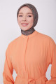 Lastikli Kemerli Tunik 23k4701 Mandarin Lastikli Kemerli Tunik 23k4701 Mandarin