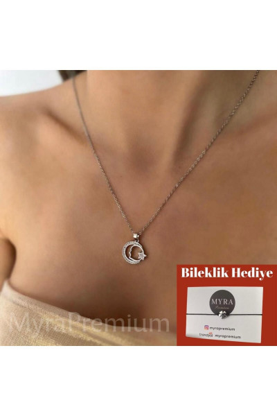 Premium Atatürk Ve Ay Yıldızlı Çelik Kolye Atatürk Kolye Ayyıldızlı Kolye - Bileklik Hediyeli Premium Atatürk Ve Ay Yıldızlı Çelik Kolye Atatürk Kolye Ayyıldızlı Kolye - Bileklik Hediyeli