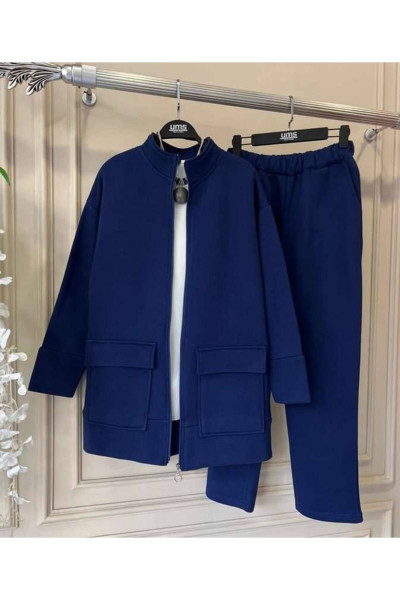 ŞAHİN ÇİFT CEP KAPAKLI ÜÇ İPLİK İKİLİ TAKIM 1567-0001 ŞAHİN ÇİFT CEP KAPAKLI ÜÇ İPLİK İKİLİ TAKIM 1567-0001