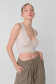 V Yaka Kalın Askılı Seamless Crop A0131-dk8 V Yaka Kalın Askılı Seamless Crop A0131-dk8