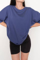 Bisiklet Yaka Basic T-shirt P10111-d7