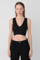 V Yaka Kalın Askılı Seamless Crop A0131-dk8 V Yaka Kalın Askılı Seamless Crop A0131-dk8