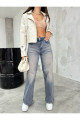 Kadın Soluk Efekt Vintage Yüksek Bel Wide Leg Jeans Kadın Soluk Efekt Vintage Yüksek Bel Wide Leg Jeans
