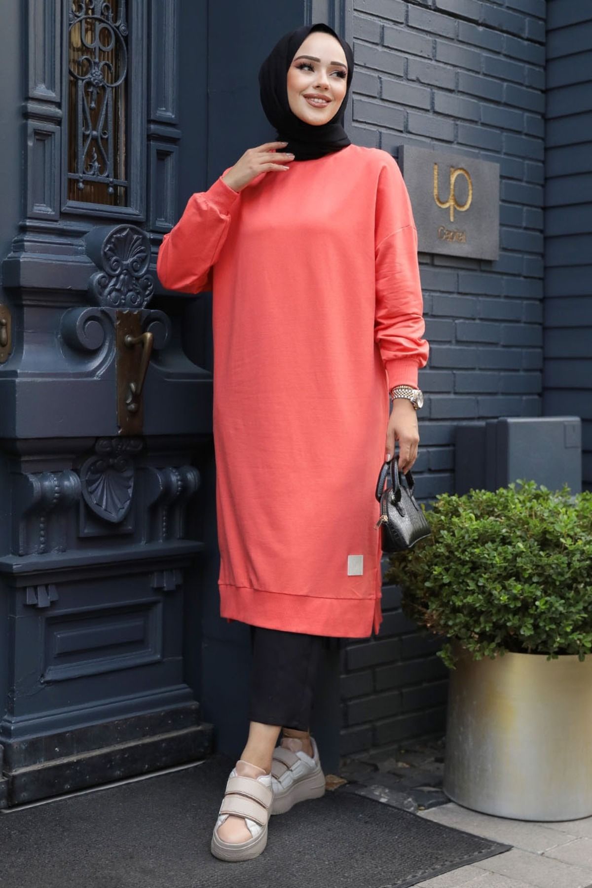 Mercan Tesettür Tunik 30645MR Mercan Tesettür Tunik 30645MR