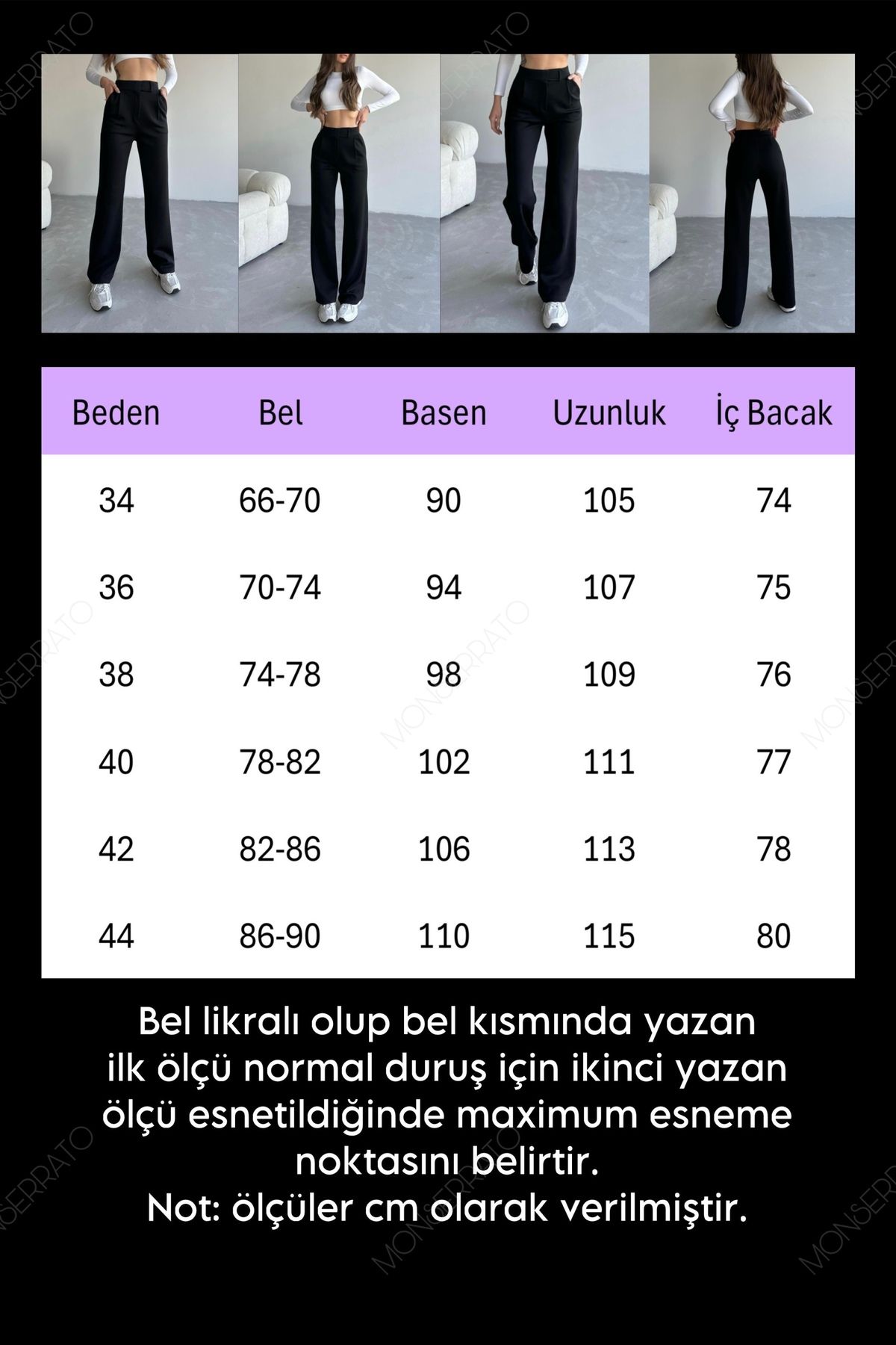 Yüksel Bel Oversize Cırtlı Palazzo Pantolon Yüksel Bel Oversize Cırtlı Palazzo Pantolon