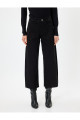 Standart Bel Geniş Paça Düğmeli Culotte Jeans Standart Bel Geniş Paça Düğmeli Culotte Jeans