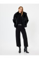 Standart Bel Geniş Paça Düğmeli Culotte Jeans Standart Bel Geniş Paça Düğmeli Culotte Jeans
