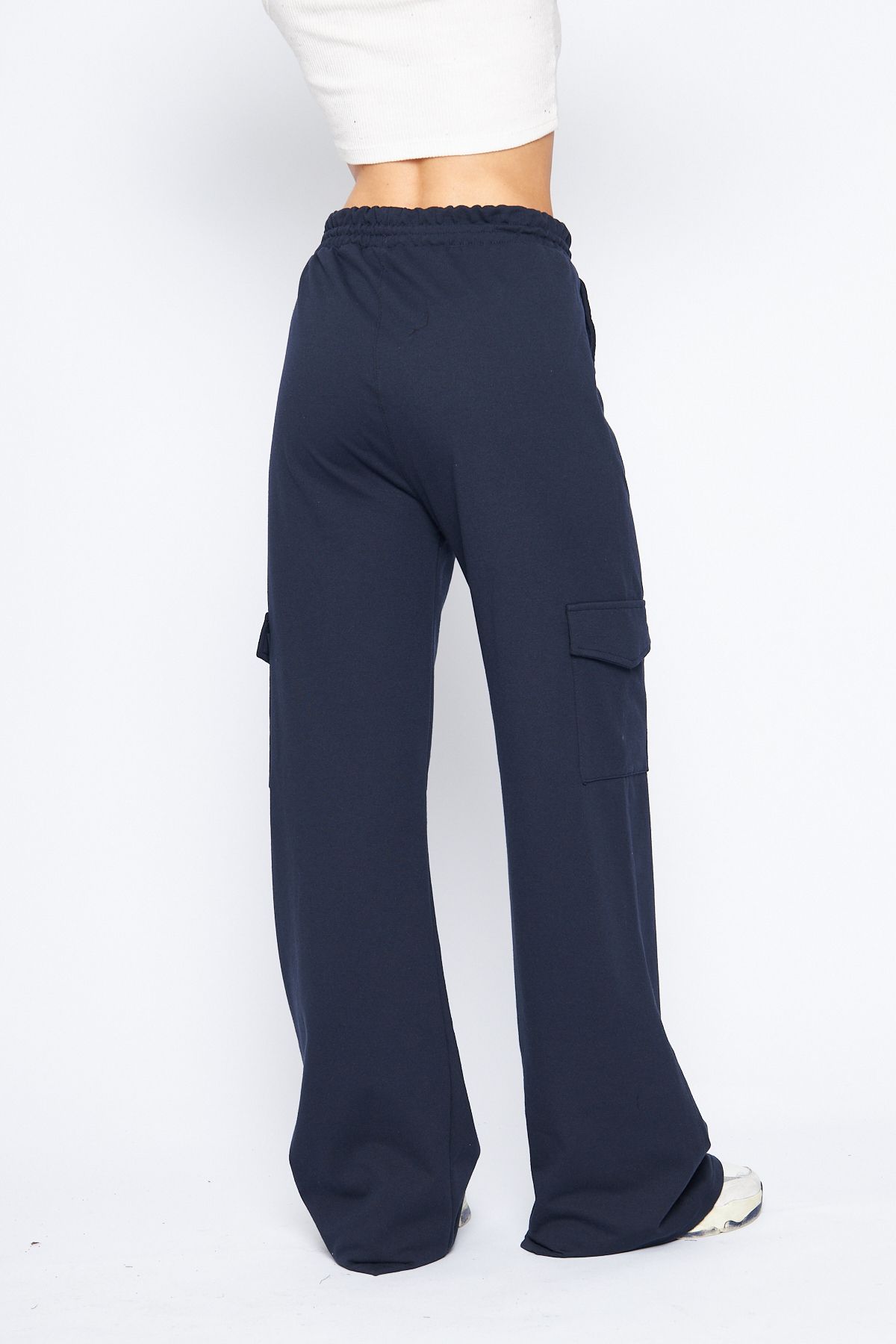 Kargo Cepli Palazzo Pantolon Oversize Kesim Kargo Cepli Palazzo Pantolon Oversize Kesim