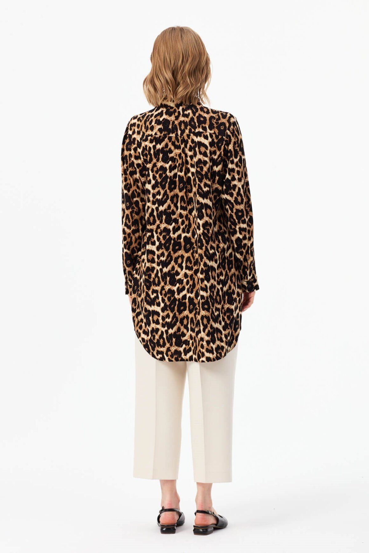 Leopar Desenli Tunik Kahve Leopar Desenli Tunik Kahve