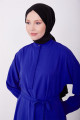 Lastikli Kemerli Tunik 23k4701 Morcivert Lastikli Kemerli Tunik 23k4701 Morcivert