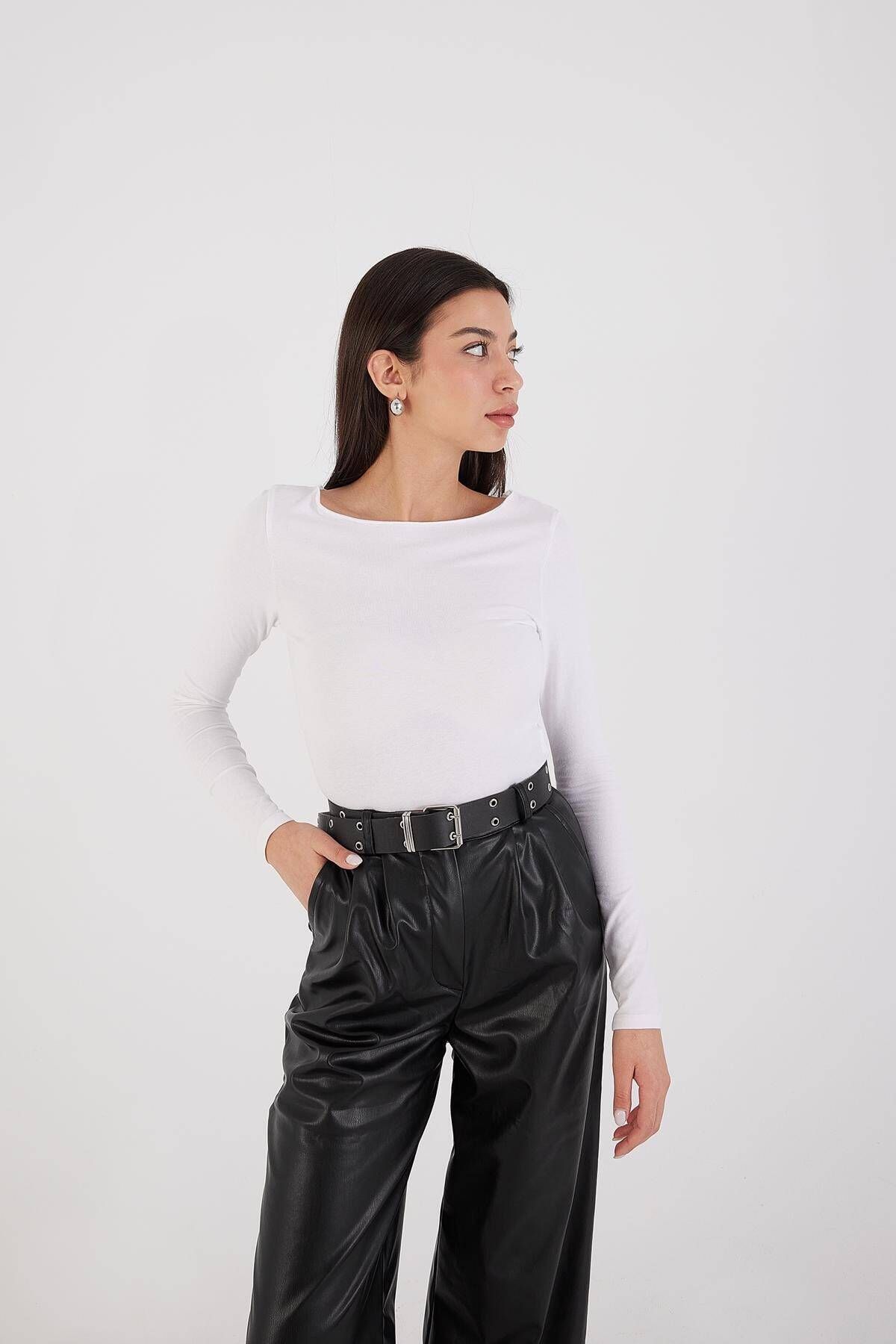 Uzun Kollu Basic Bluz B1501-asn75 Uzun Kollu Basic Bluz B1501-asn75