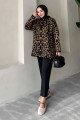 Leopar Desen Hırka Leopar Desen Hırka
