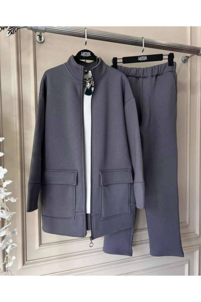 ŞAHİN ÇİFT CEP KAPAKLI ÜÇ İPLİK İKİLİ TAKIM 1567-0001 ŞAHİN ÇİFT CEP KAPAKLI ÜÇ İPLİK İKİLİ TAKIM 1567-0001