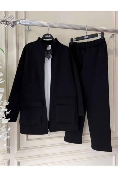 ŞAHİN ÇİFT CEP KAPAKLI ÜÇ İPLİK İKİLİ TAKIM 1567-0001 ŞAHİN ÇİFT CEP KAPAKLI ÜÇ İPLİK İKİLİ TAKIM 1567-0001