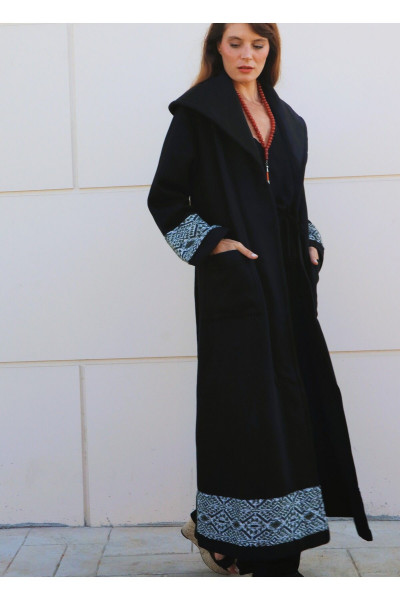 Ozan Boho Stil Maksi Palto Ozan Boho Stil Maksi Palto