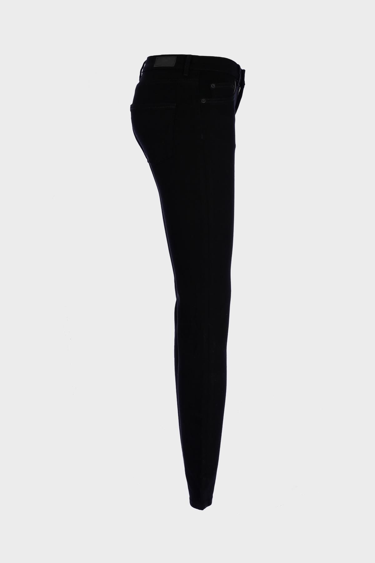Sydney Siyah Yüksek Bel Patı Fermuarlı Slim Straight Jean Pantolon C 4529-066 Sydney Siyah Yüksek Bel Patı Fermuarlı Slim Straight Jean Pantolon C 4529-066