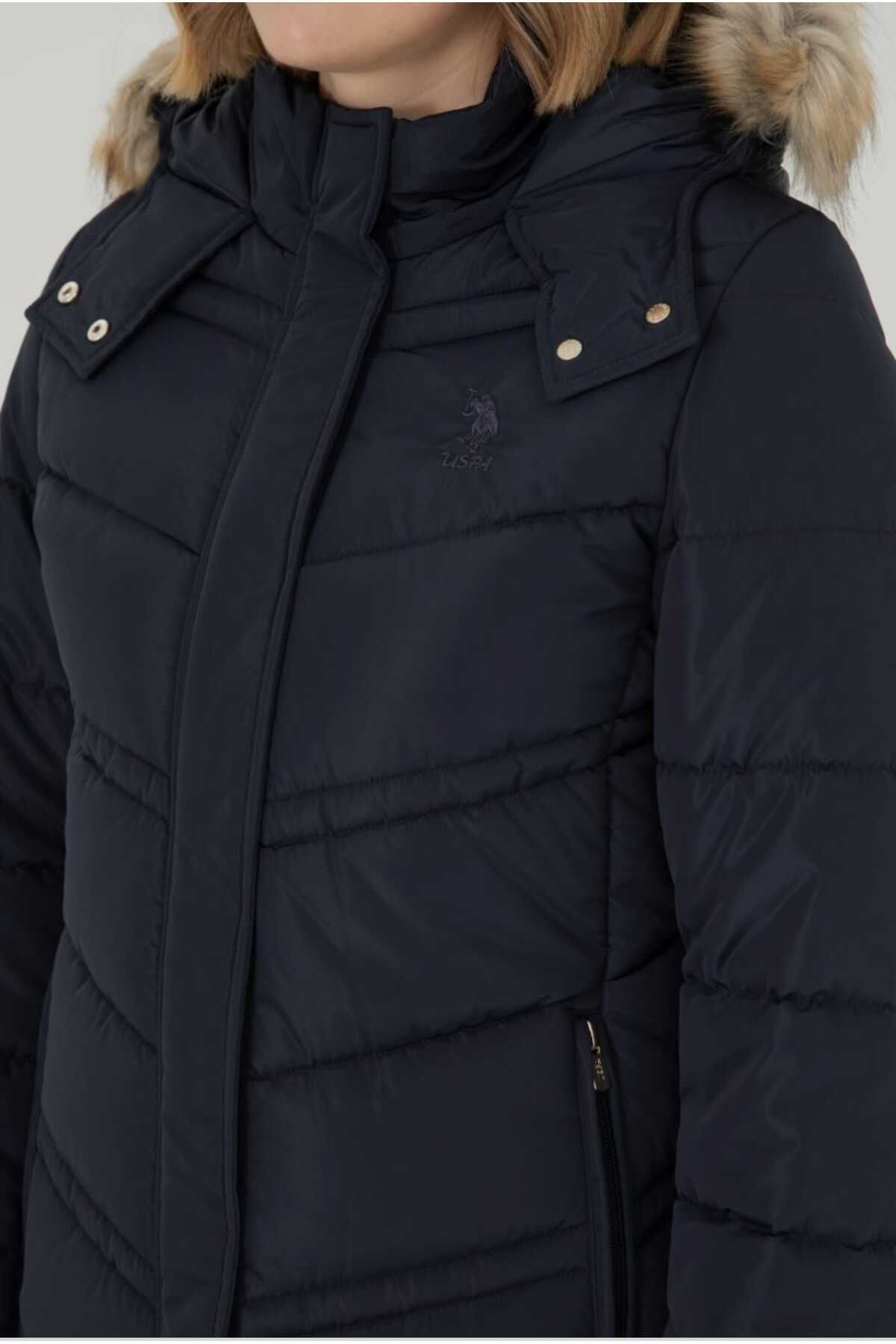 U.s Polo Assn Uzun Sentetik, Kürklü Kapşonlu Regular Kalıp Mont (ÖZSE GİYİM) U.s Polo Assn Uzun Sentetik, Kürklü Kapşonlu Regular Kalıp Mont (ÖZSE GİYİM)