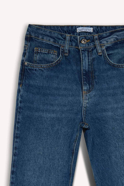 Lina Comfort Mom Fit Rahat Kalıp Yüksek Bel Bilek Boy Jean Yıkamalı Pantolon 3194609 Lina Comfort Mom Fit Rahat Kalıp Yüksek Bel Bilek Boy Jean Yıkamalı Pantolon 3194609