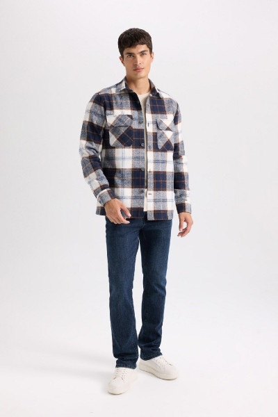 Regular Fit Oduncu Kareli Uzun Kollu Gömlek Y9054AZ24WN Regular Fit Oduncu Kareli Uzun Kollu Gömlek Y9054AZ24WN