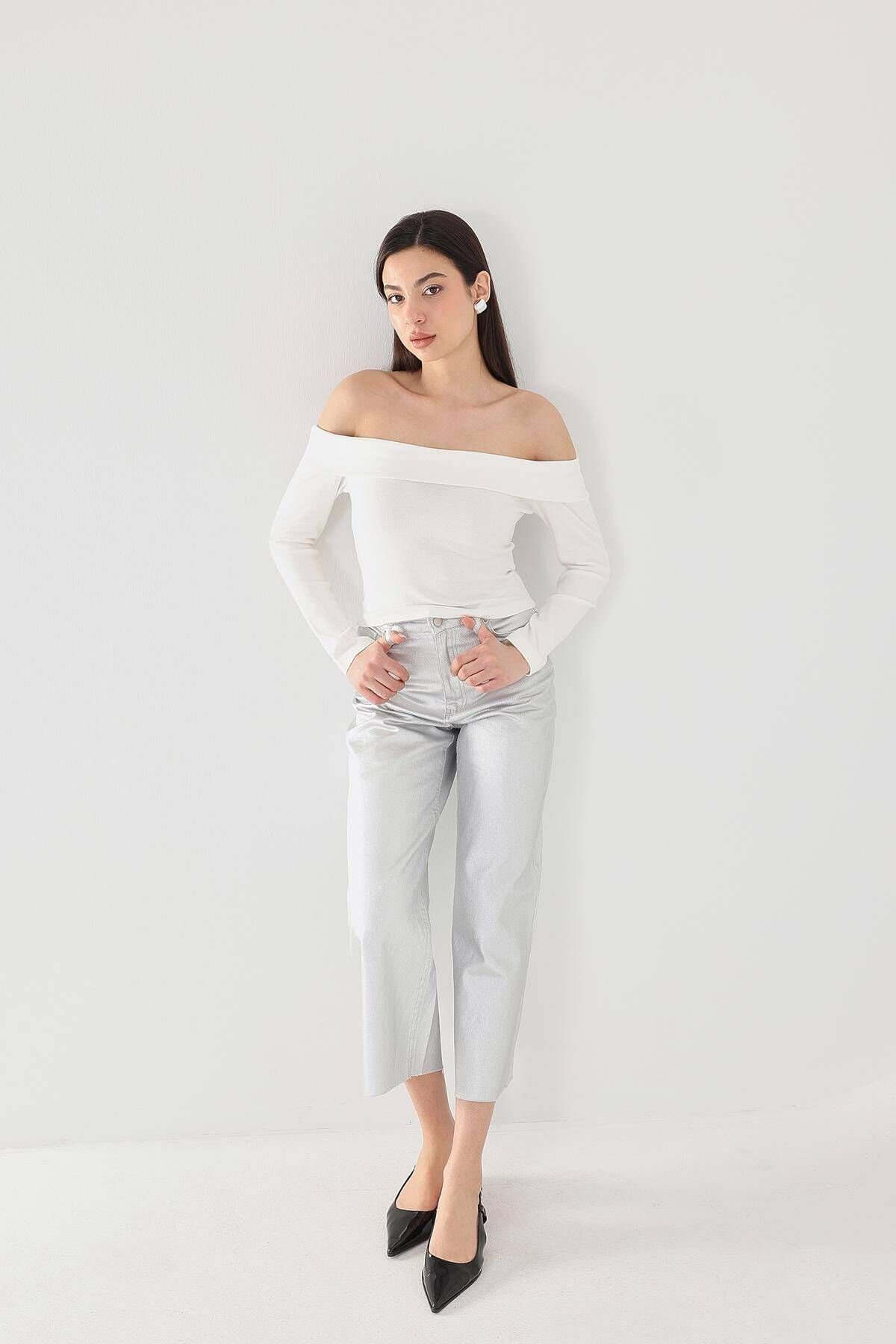 Madonna Yaka Modal Bluz B15940-w9 Madonna Yaka Modal Bluz B15940-w9