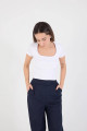 U Yaka Kısa Kollu Basic Bluz P3872-t9 U Yaka Kısa Kollu Basic Bluz P3872-t9
