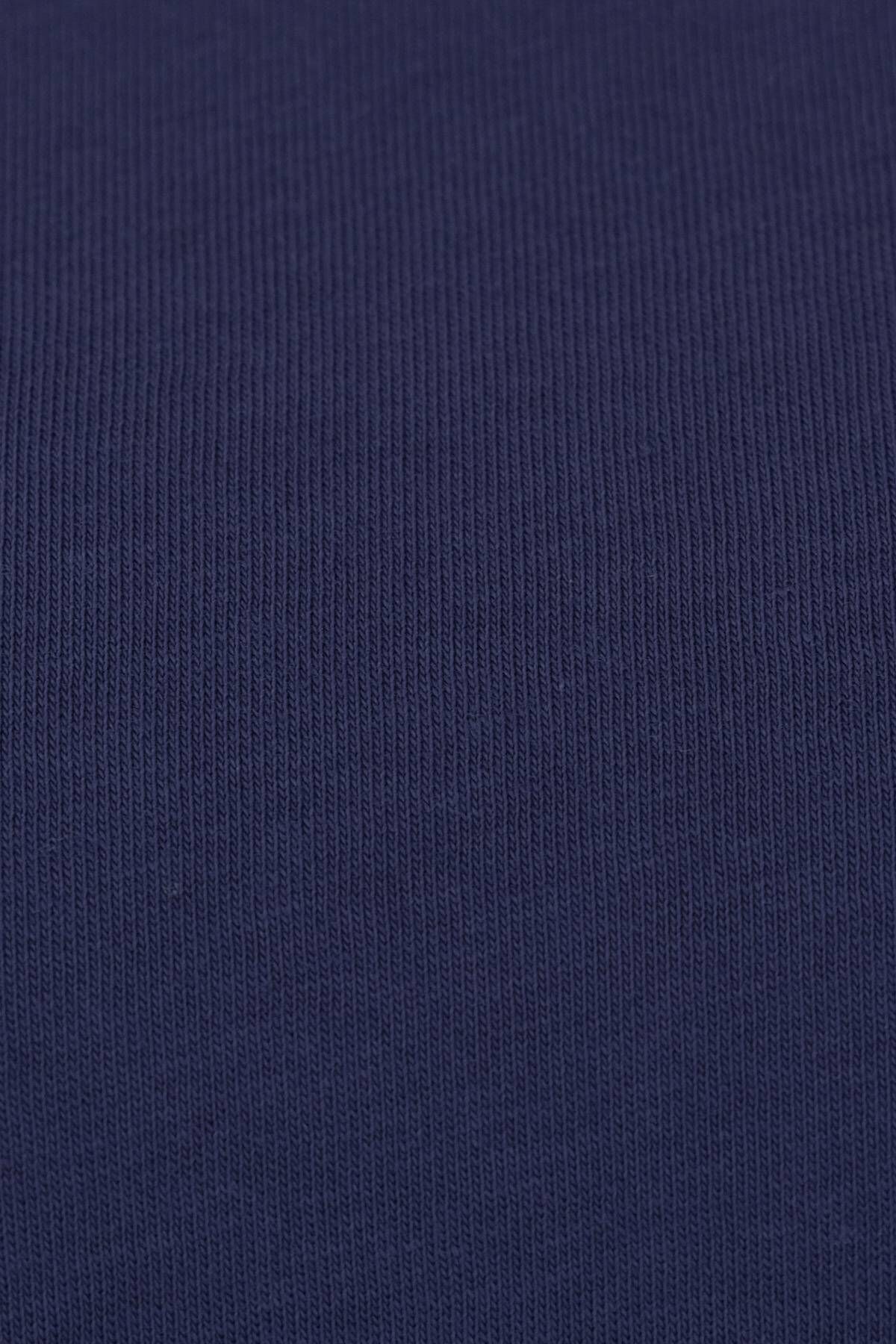 Bisiklet Yaka Basic T-shirt P10111-d7