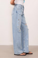 Yüksek Bel Yırtık Detaylı Jean Pantolon Ç.PN5198-PNF Yüksek Bel Yırtık Detaylı Jean Pantolon Ç.PN5198-PNF