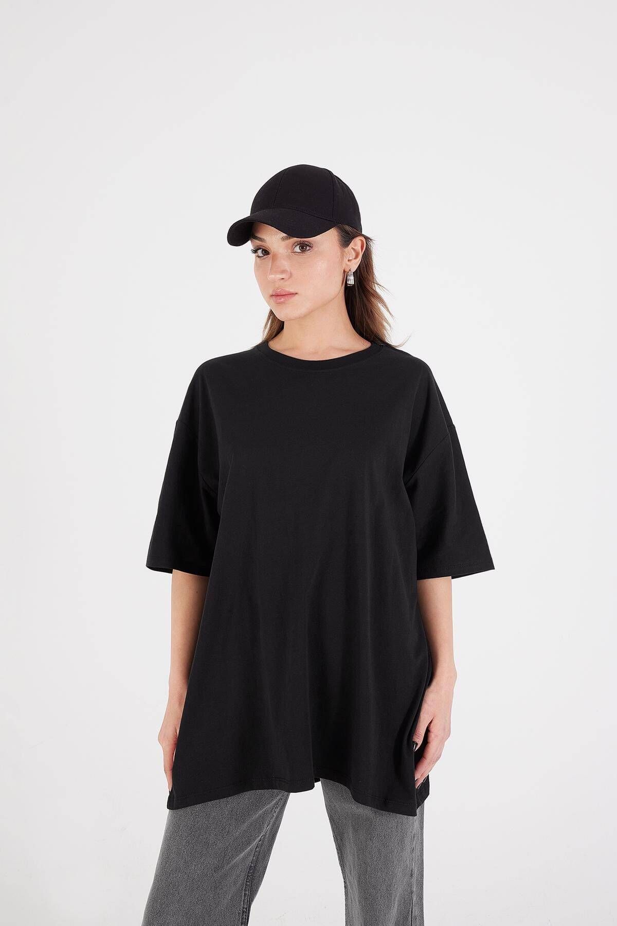 Bisiklet Yaka Basic T-shirt P10111-d7