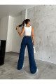 Lacivert Yüksek Bel Palazzo Jean Lacivert Yüksek Bel Palazzo Jean