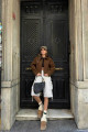 TREND UNISEX KAŞE CEKET KAHVERENGİ TREND UNISEX KAŞE CEKET KAHVERENGİ