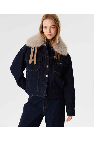SUNİ KÜRK YAKALI JEAN MONT SUNİ KÜRK YAKALI JEAN MONT