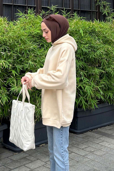 Kapüşonlu Salaş Sweatshirt Kapüşonlu Salaş Sweatshirt