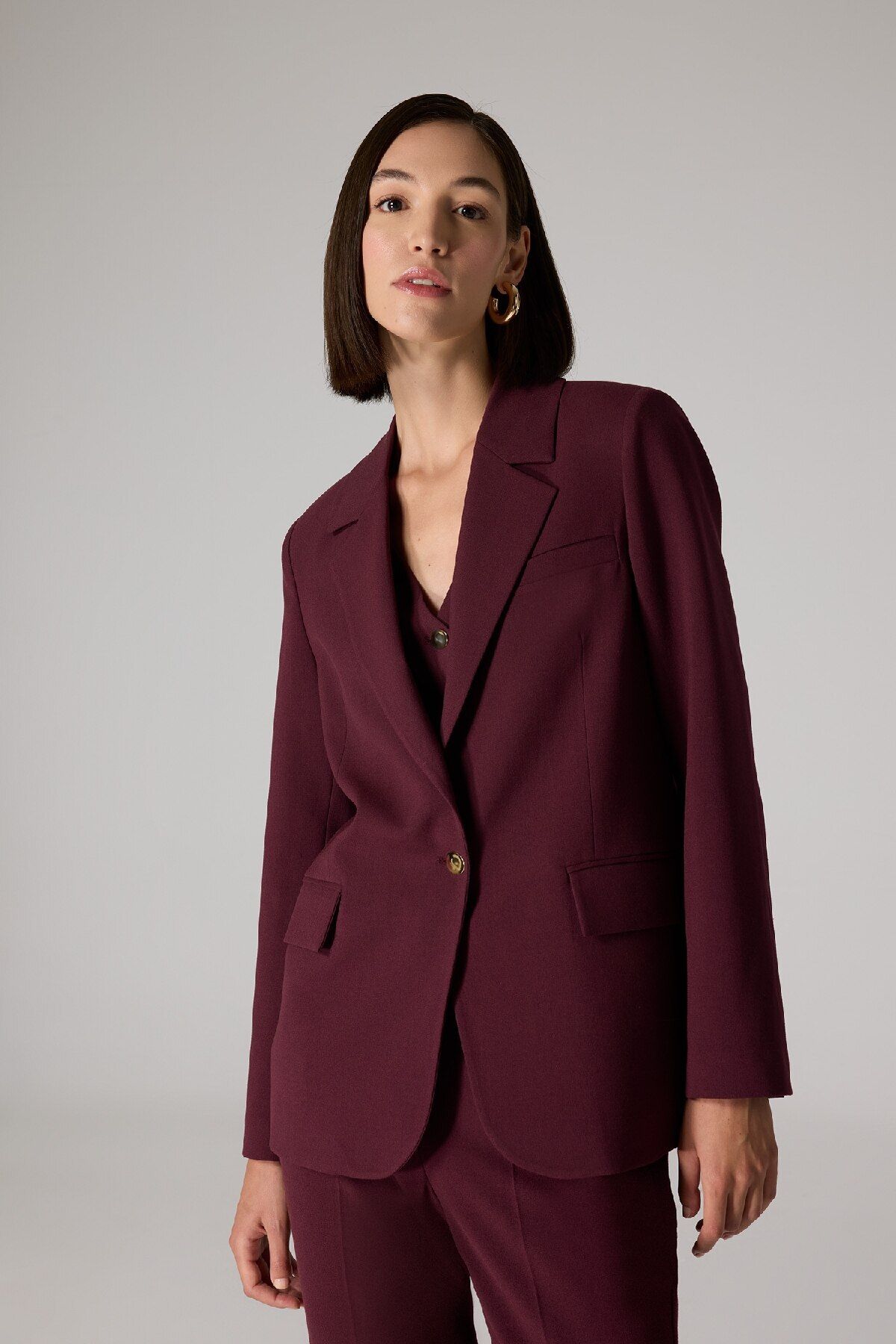 Sorbe X Regular Fit Ceket Yaka Düğmeli Blazer Ceket D9924ax24au Sorbe X Regular Fit Ceket Yaka Düğmeli Blazer Ceket D9924ax24au