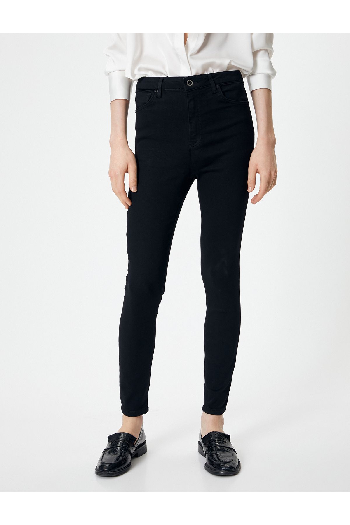 Yüksek Bel Dar Paça Kot Pantolon Skinny Push Up Fit Cepli Pamuklu - Carmen Skinny Jean Yüksek Bel Dar Paça Kot Pantolon Skinny Push Up Fit Cepli Pamuklu - Carmen Skinny Jean