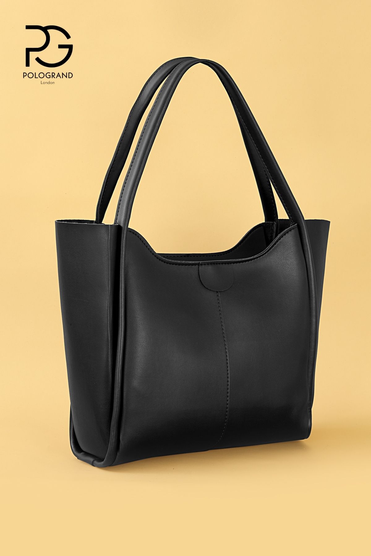 Orijinal Geniş Hacimli Lüks Yumuşak Deri Shopper Fermuarlı Çift Saplı Büyük El Kol ve Omuz Çantası Orijinal Geniş Hacimli Lüks Yumuşak Deri Shopper Fermuarlı Çift Saplı Büyük El Kol ve Omuz Çantası