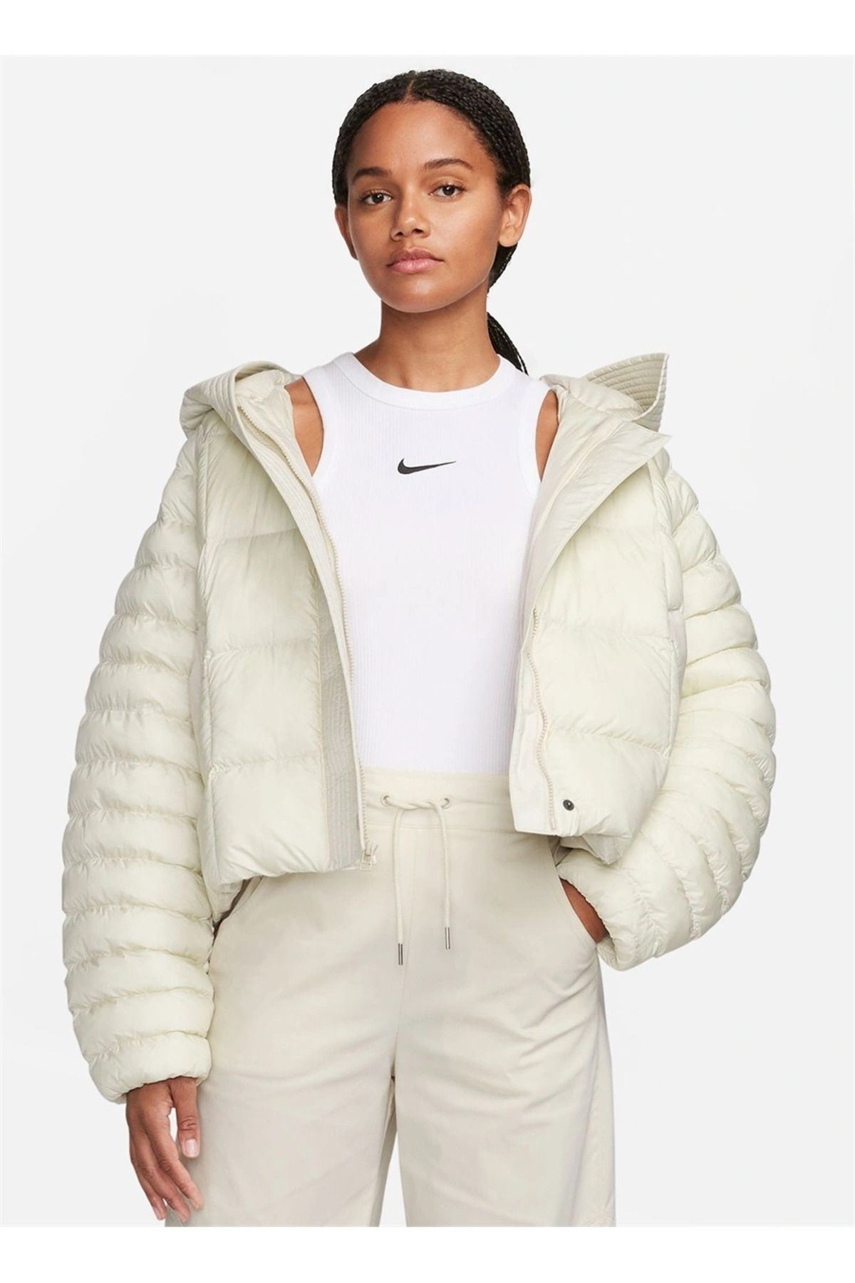 Sportswear Therma-Fit PrimaLoft® Thermoplume® Swoosh Puffer Full-Zip Kadın Mont NDD SPORT Sportswear Therma-Fit PrimaLoft® Thermoplume® Swoosh Puffer Full-Zip Kadın Mont NDD SPORT