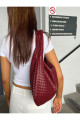 Kadın Retro Large Bttg Omuz Çantası Bordo Kadın Retro Large Bttg Omuz Çantası Bordo