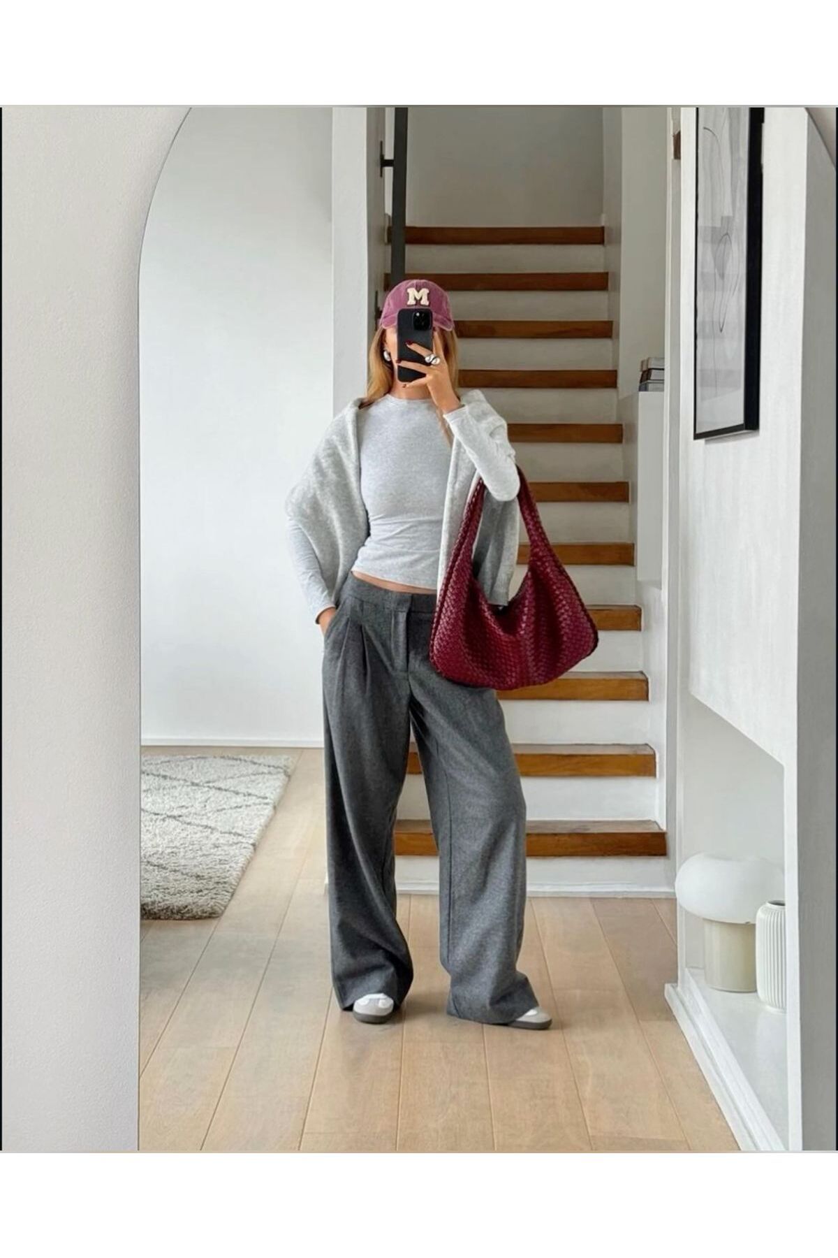 Kadın Retro Large Bttg Omuz Çantası Bordo Kadın Retro Large Bttg Omuz Çantası Bordo
