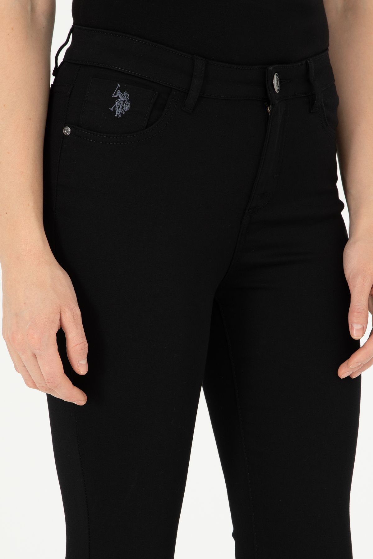 Kadın Siyah Kanvas Pantolon 50298498-vr046 Kadın Siyah Kanvas Pantolon 50298498-vr046