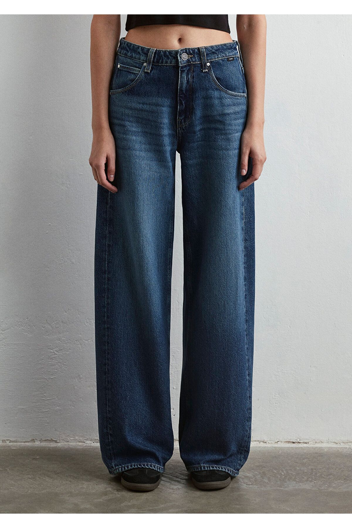 Siena Iconic Puslu Koyu Mavi Jean Pantolon 1010763-87748 Siena Iconic Puslu Koyu Mavi Jean Pantolon 1010763-87748