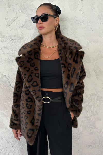 Leopar Leopar Suni Premium Kürk 508012 Leopar Leopar Suni Premium Kürk 508012