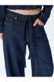 Oversize Kot Pantolon Kemer Detaylı Cepli Bol Paça - Balon Fit Jean Oversize Kot Pantolon Kemer Detaylı Cepli Bol Paça - Balon Fit Jean