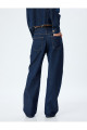 Oversize Kot Pantolon Kemer Detaylı Cepli Bol Paça - Balon Fit Jean Oversize Kot Pantolon Kemer Detaylı Cepli Bol Paça - Balon Fit Jean