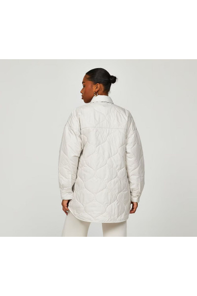 Sportswear Essentials Quilted Trench Kadın Beyaz Ceket stilim spor Sportswear Essentials Quilted Trench Kadın Beyaz Ceket stilim spor