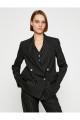 Pırıltılı Kruvaze Blazer Ceket Pırıltılı Kruvaze Blazer Ceket