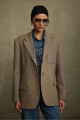 Sütlü Kahve Oldie Ekose Blazer Ceket Sütlü Kahve Oldie Ekose Blazer Ceket
