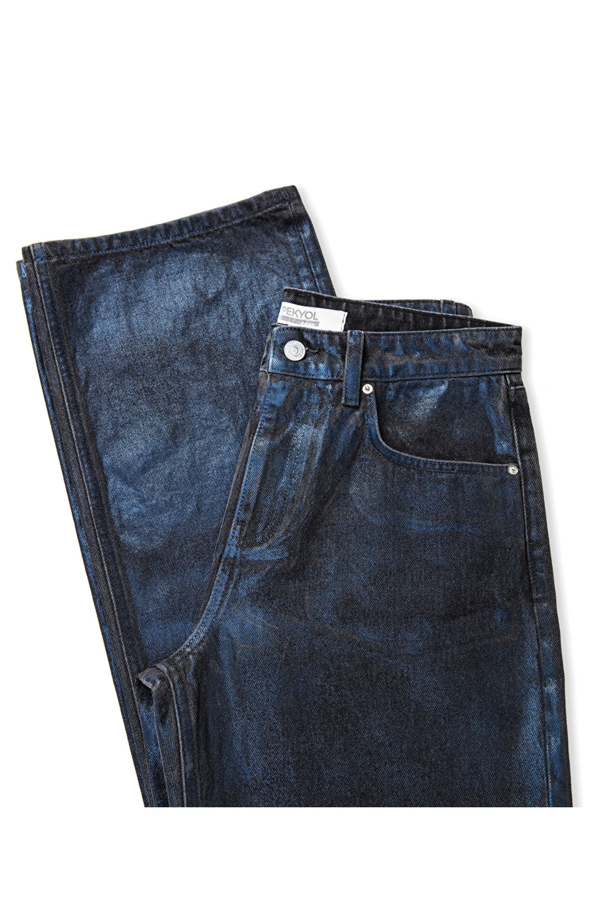 Parlak Dokulu Jean Pantolon Parlak Dokulu Jean Pantolon