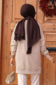 Koyu Bej Tesettür Tunik 30644KBEJ Koyu Bej Tesettür Tunik 30644KBEJ